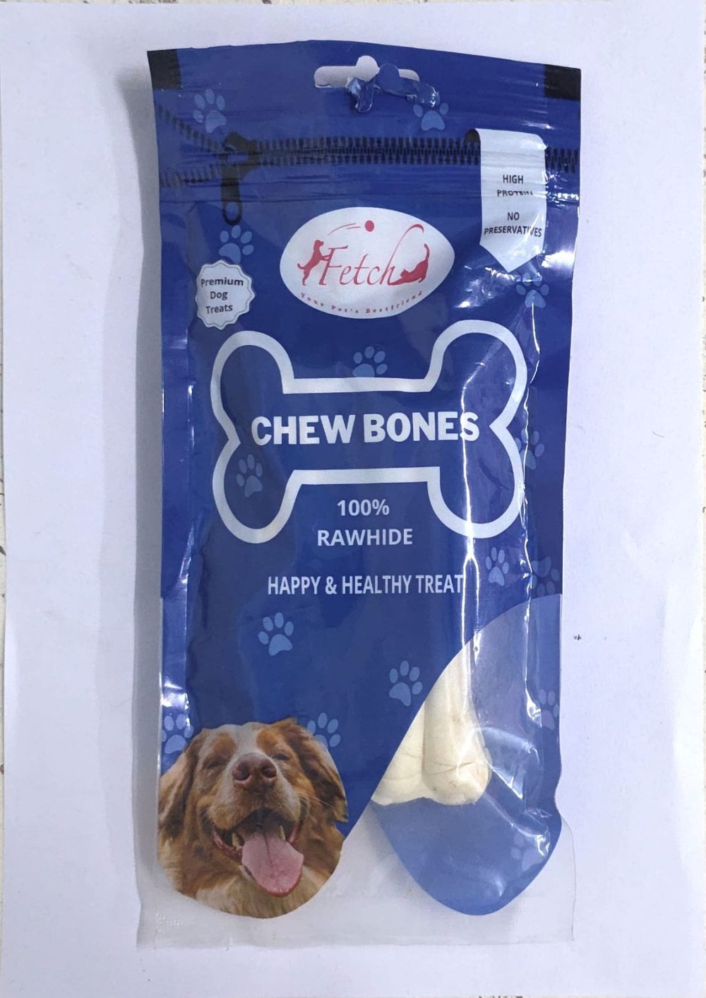Fetch Premium Chew Bones 5 inch Pack of 2 Piece