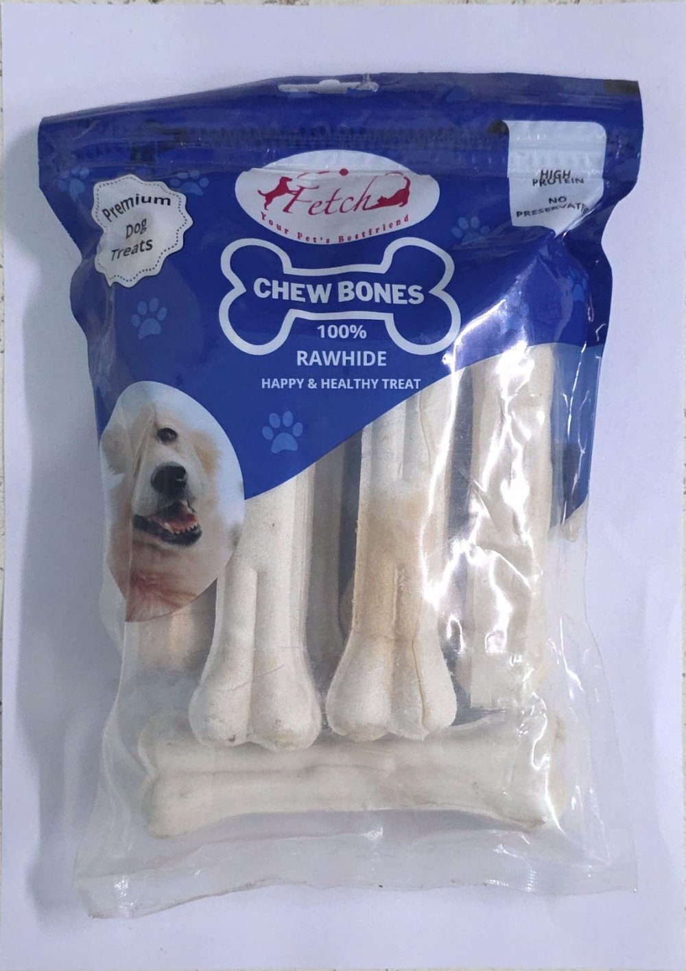 Fetch Premium Chew Bones 5inch 500g