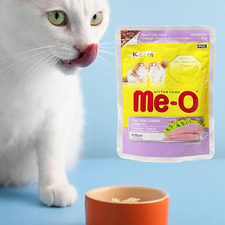 Me-O Chicken Kitten Wet Food (80g)