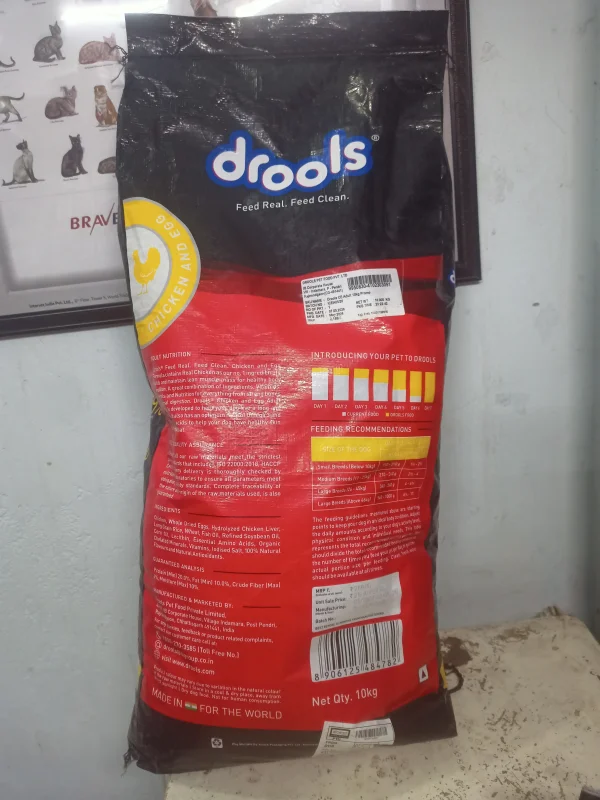 Drools Adult Nutrition – 10 kg | Chicken & Egg