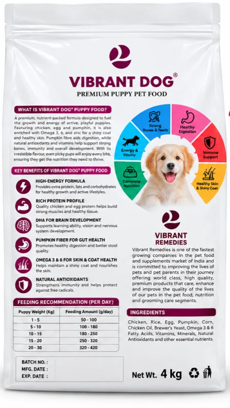 Vibrant Puppy Food - 4 kg