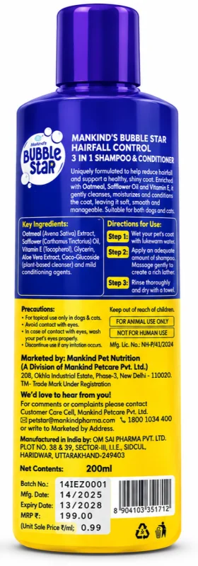 Bubble Star | Shampoo & conditioner 200 ml