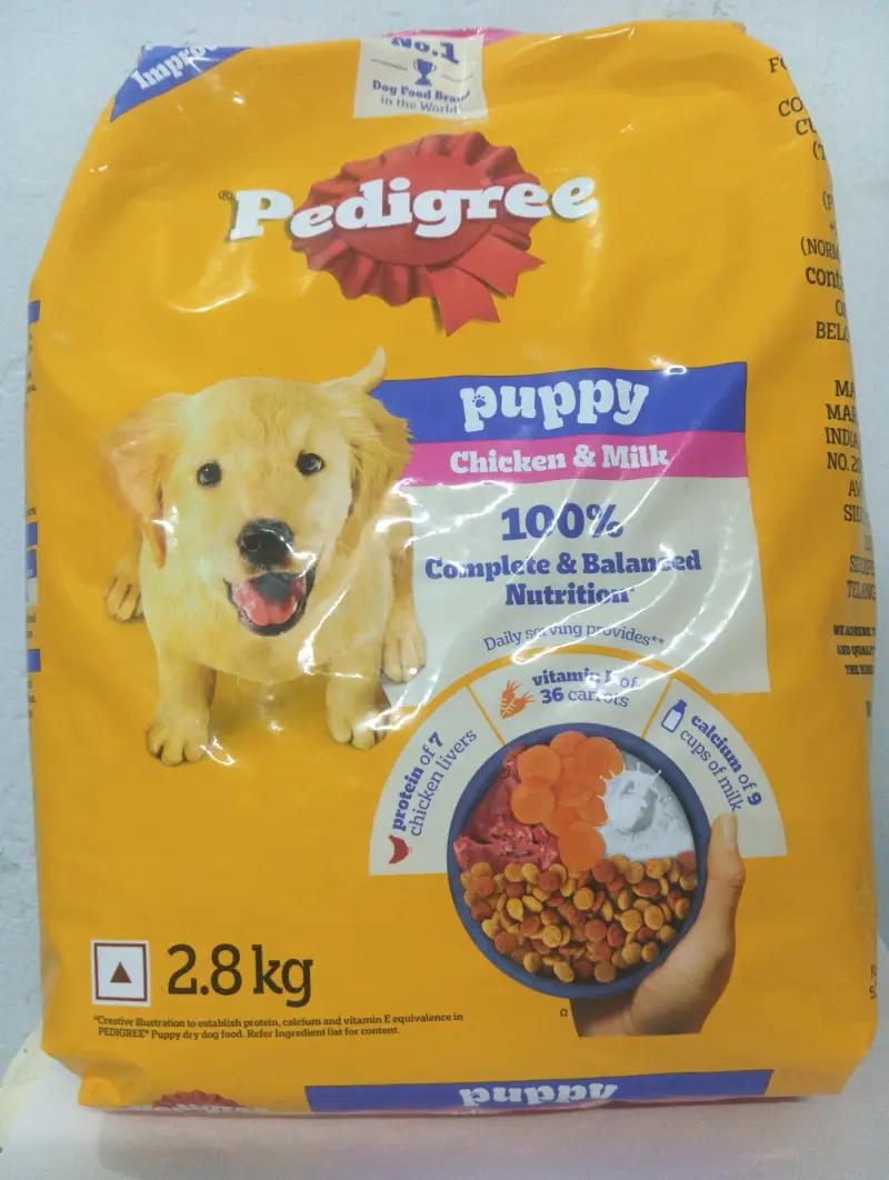 Pedigree Puppy Dry Dog Food – Chicken & Milk Flavour (2.8 kg)