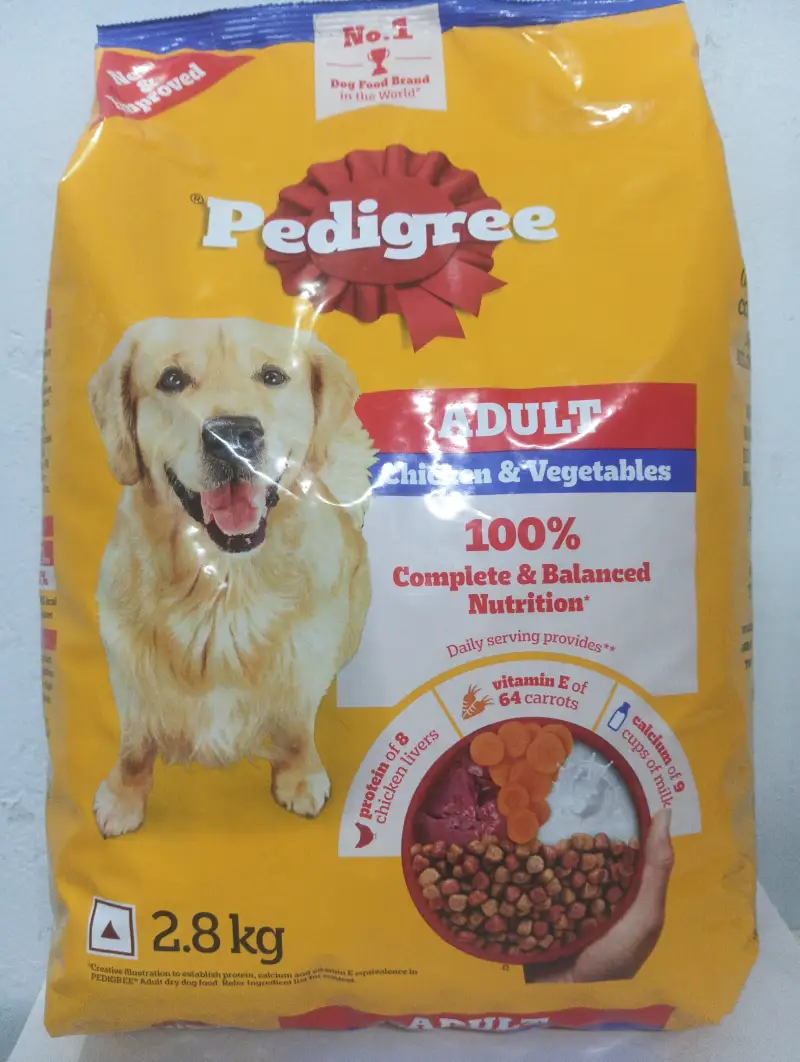 Pedigree Adult Dry Dog Food – Chicken & Vegetables Flavour (2.8 kg)