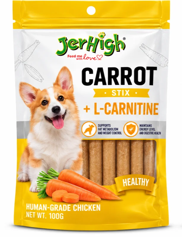 JERHIGH | Carrot Stix -100 g - Buy Online at Pets Heaven
