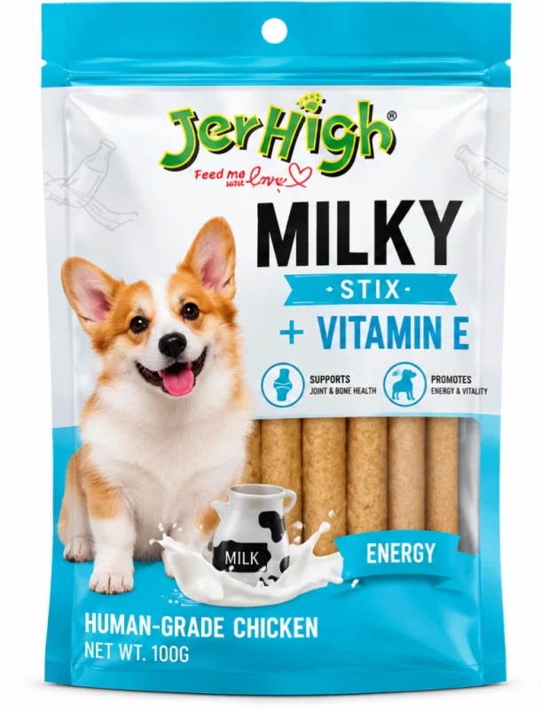 JERHIGH | Milky Stix -100 g - Buy Online at Pets Heaven