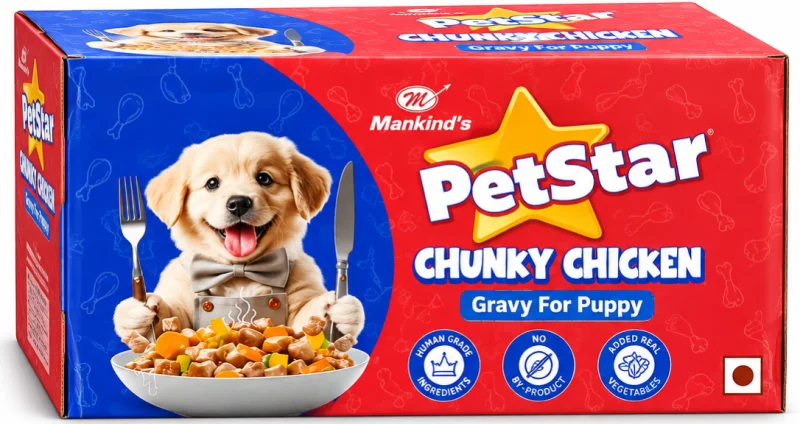 PetStar Puppy Chicken Gravy (120grm × 15 ) - Buy Online at Pets Heaven