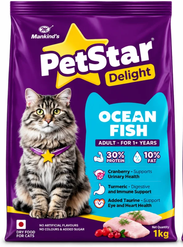 PetStar Adult Ocean Fish -1kg - Buy Online at Pets Heaven