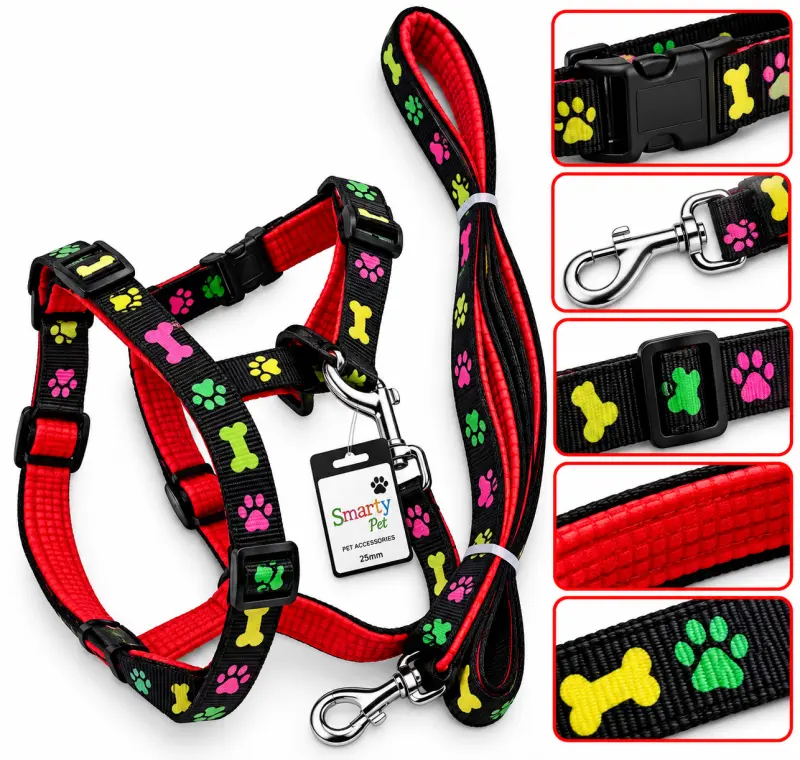 SP Padded H Set - 25MM Black - Buy Online at Pets Heaven