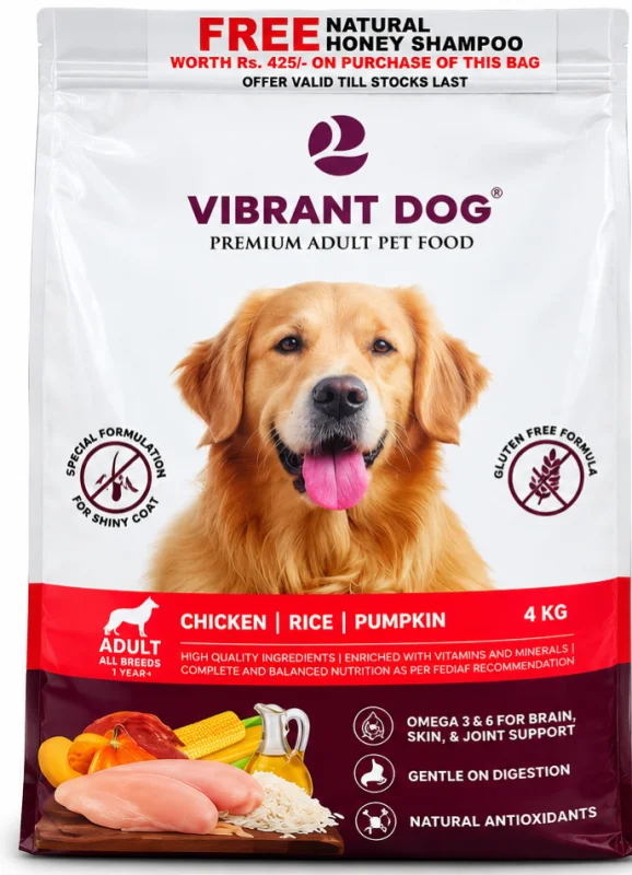 Vibrant Adult Food - 4 Kg - Buy Online at Pets Heaven
