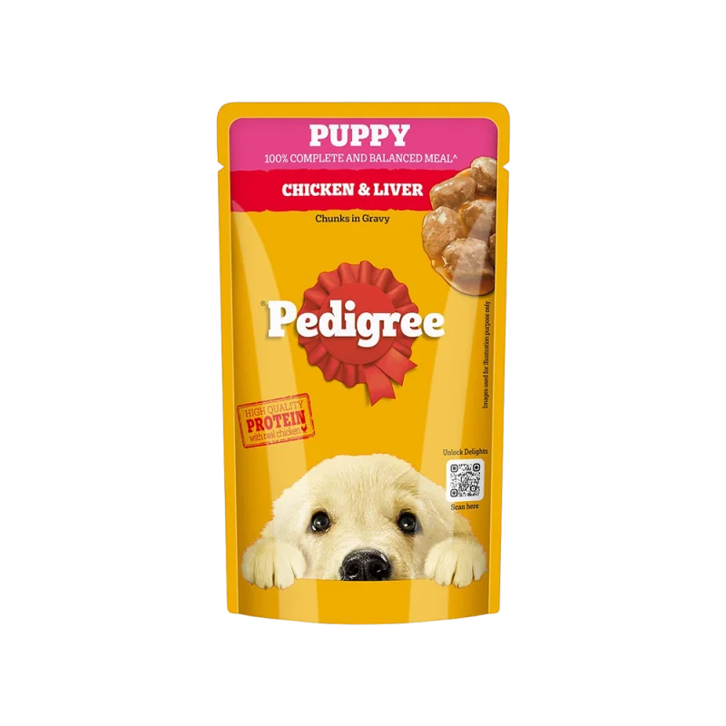 Pedigree Puppy Chicken & Liver (70g) – Wet Dog Food