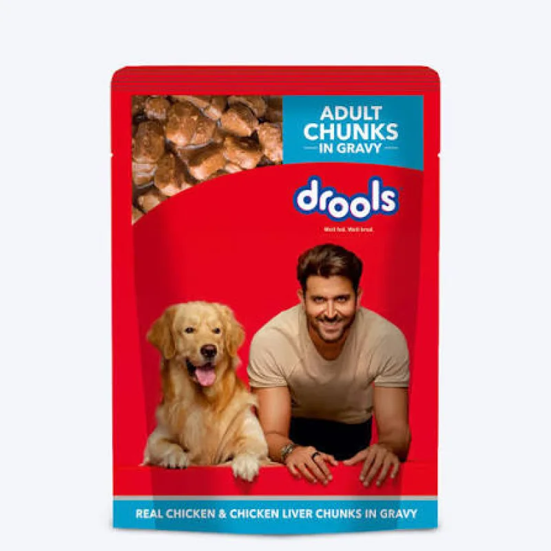 Drools Adult Real Chicken & Chicken Liver (150g) – Wet Dog Food