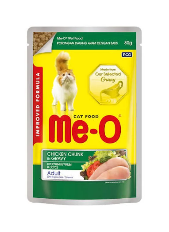 Me-O Chicken Adult Wet Food (80g)